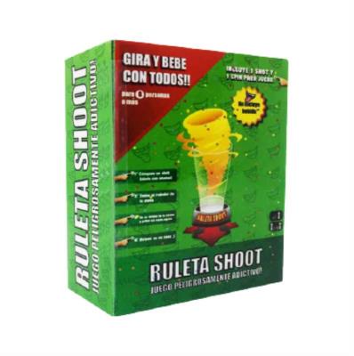 RULETA SHOT SPIN SHOT CON VASO DE VIDRIO