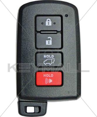 LLAVE CONTROL TOYOTA PROX FCC HYQ14FBA G 4B TAPA RV4