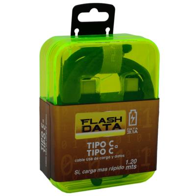 CABLE PARA TIPO C TIPO C FLASH DATA 3.1A