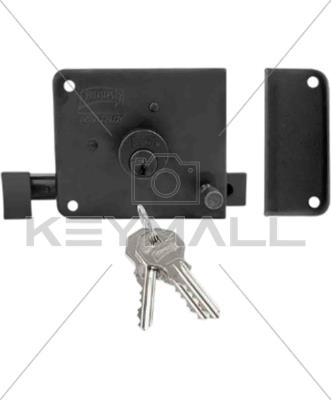 CERRADURA PHILLIPS SOBREPONER INSTAFACIL DERECHA NEGRO CAJA